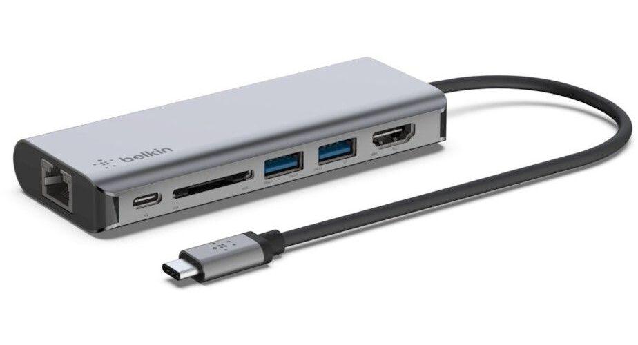 Belkin Belkin USB-C 6-i-1 multiportadapter