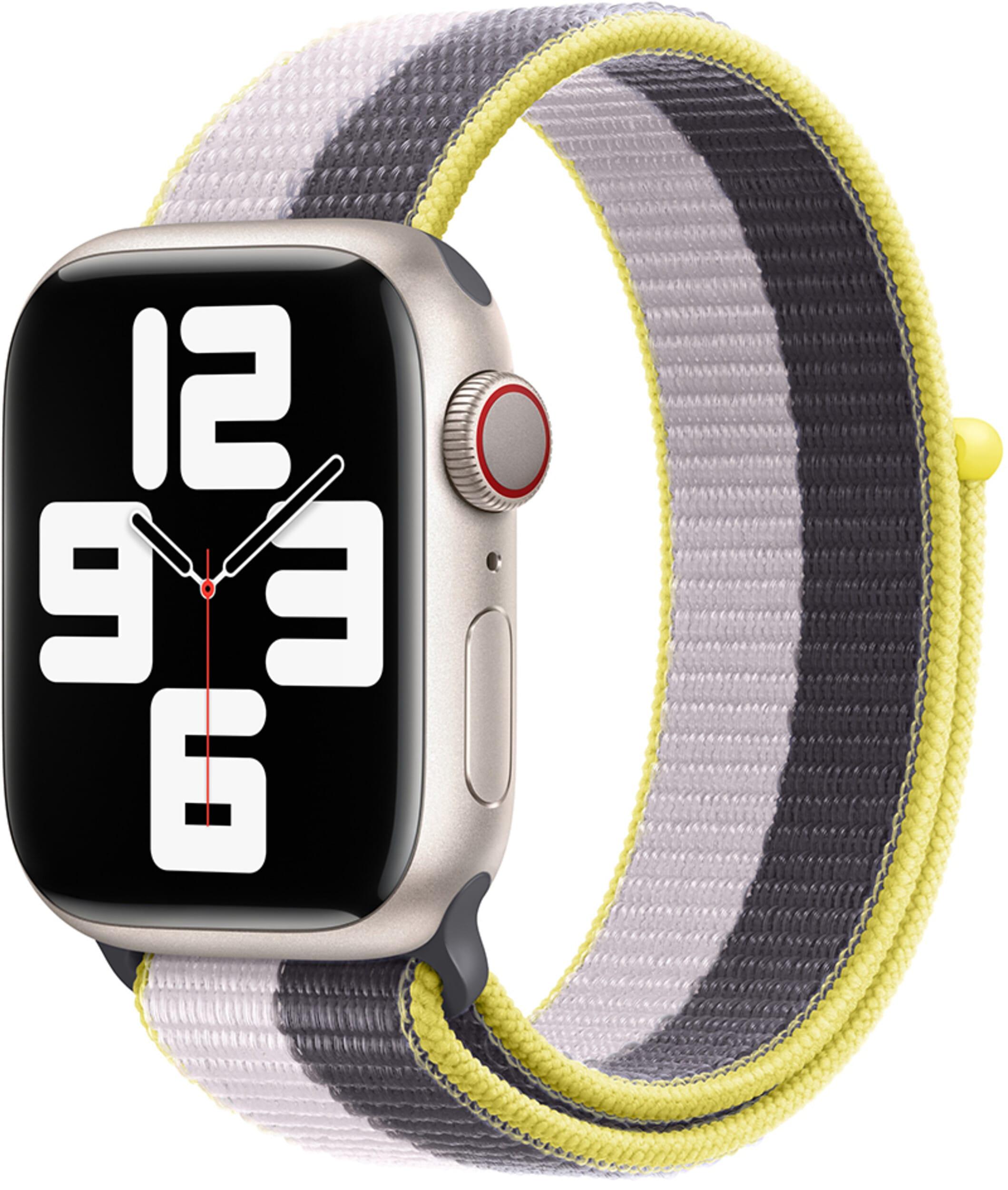 Devia Devia Nylon Two-Tone Braided (Apple Watch 49/46/45/44/42mm) - Hvit/Grå