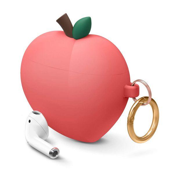 Elago Elago AirPods Peach Hang Case (Apple AirPods 1/2) - Rød