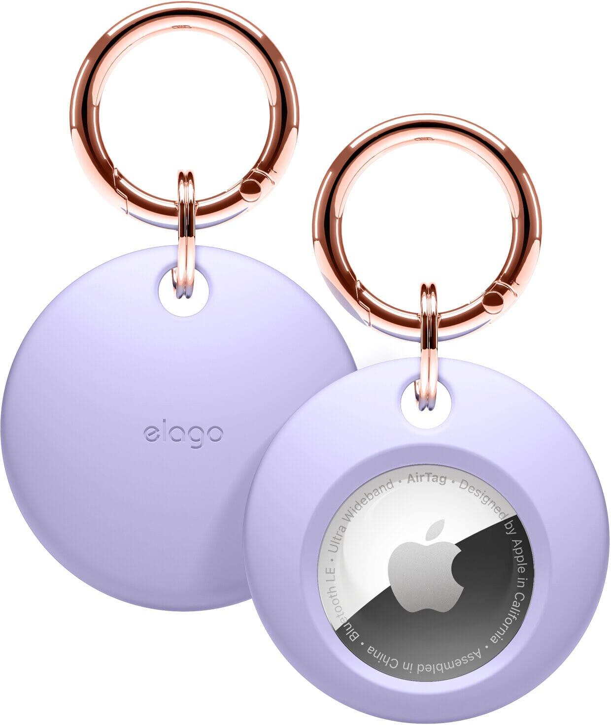 Elago Elago AirTag Basic Case with Keychain - Lilla
