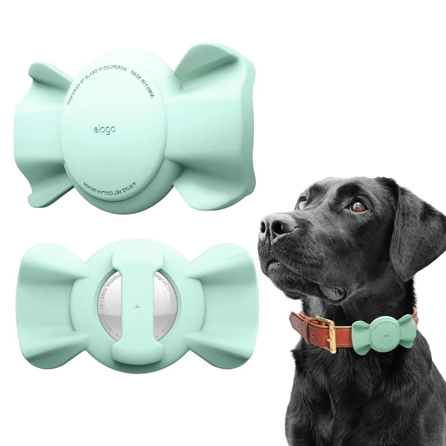 Elago Elago Pet Collar Ribbon Case (AirTag) - Grønn