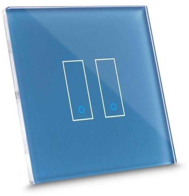 iotty iotty Smart Switch Frontpanel for dobbel effektbryter - Turkis