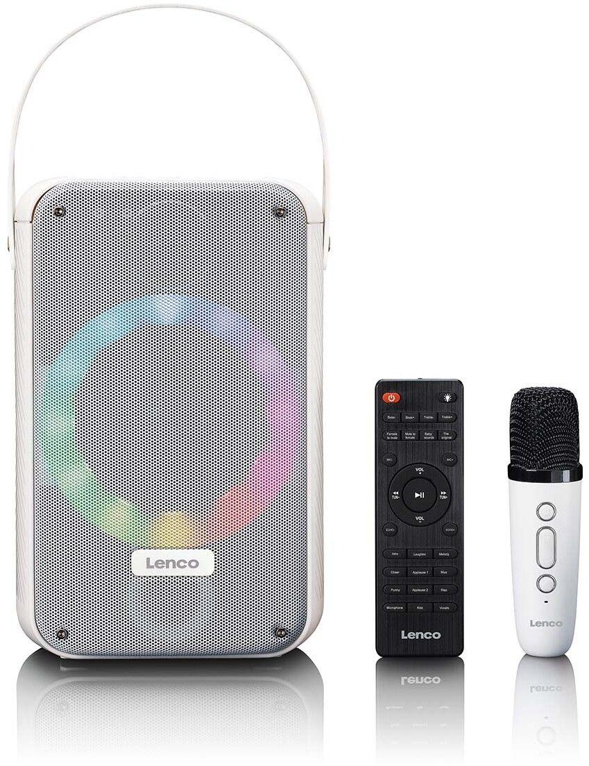 Lenco BTC-060 Karaokesystem med Bluetooth - Hvit