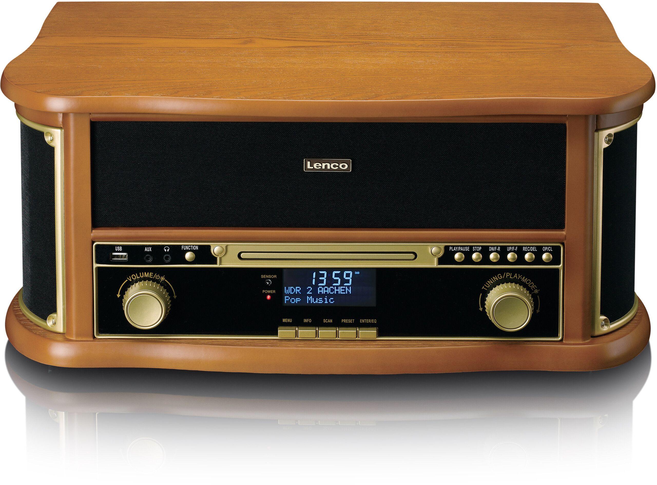 Lenco TCD-2571 Retro BT/CD/USB og DAB+/FM-radio
