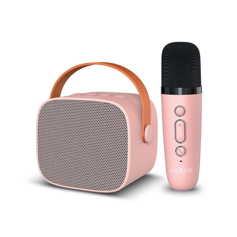 maXlife maXlife Bluetooth Karaoke Speaker MXKS-100 - Rosa