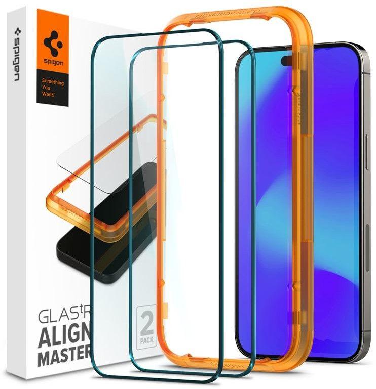 Spigen Spigen GLAS.tR AlignMaster full dekning (iPhone 14 Pro)