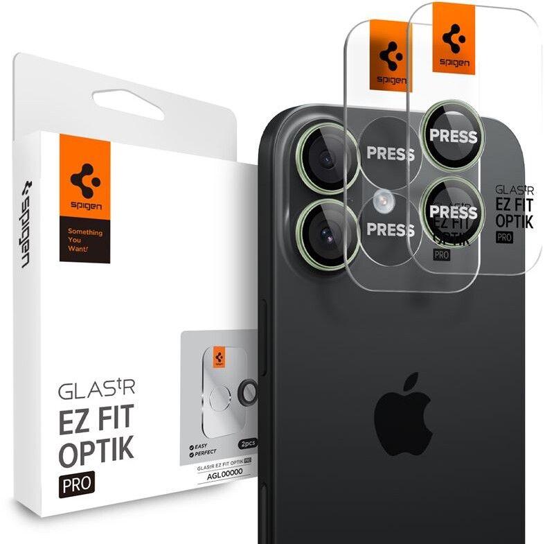 Spigen Spigen Glas.tR EZ Fit Optik Pro (iPhone 17) - Grønn
