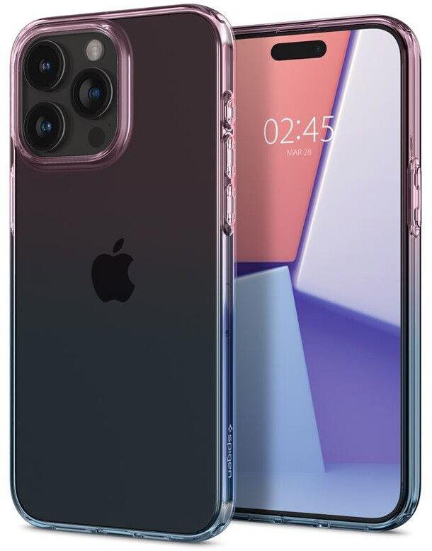 Spigen Spigen Liquid Crystal (iPhone 15 Pro) - Rosa/blå