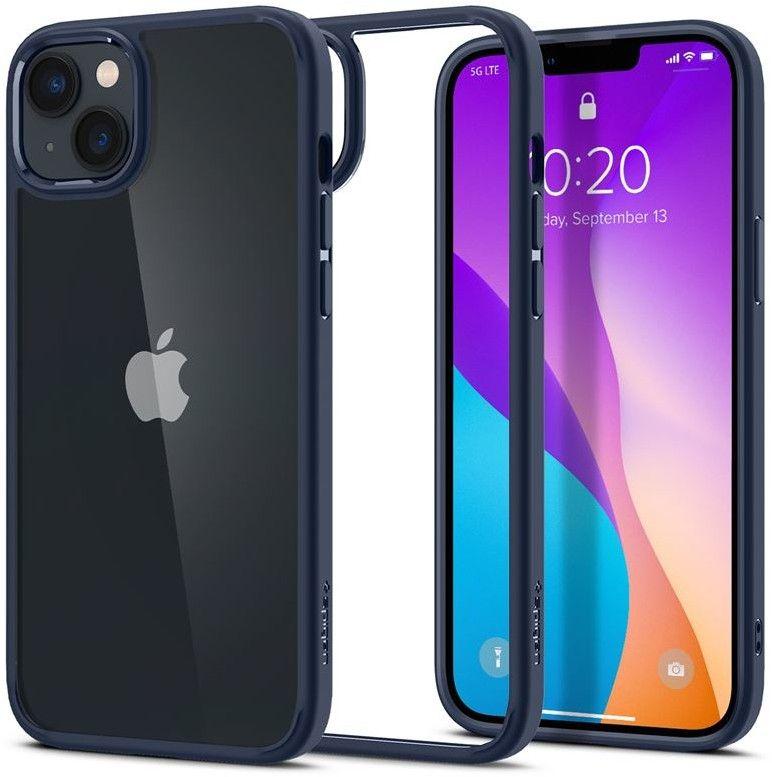 Spigen Spigen Ultra Hybrid (iPhone 14 Plus) - Gjennomsiktig/mørkeblå