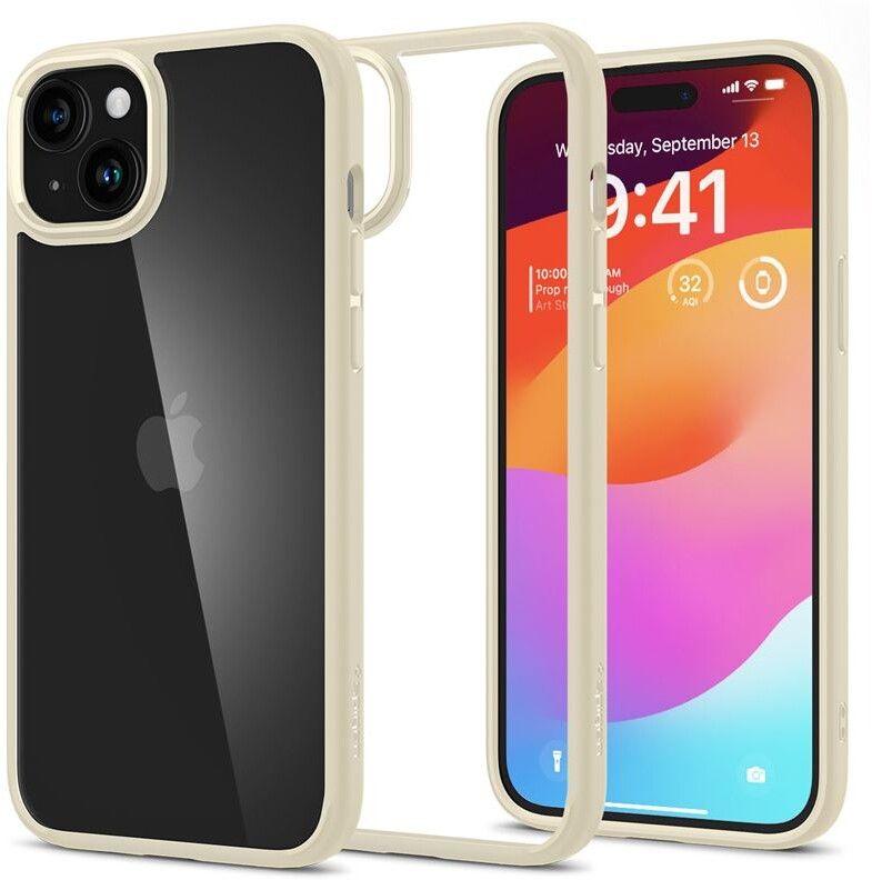 Spigen Spigen Ultra Hybrid (iPhone 15 Plus) - Transparent/Beige