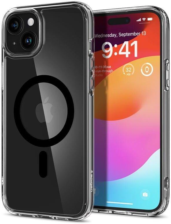 Spigen Spigen Ultra Hybrid MagFit (iPhone 15 Plus) - Svart