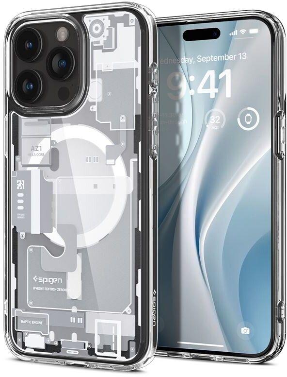 Spigen Spigen Ultra Hybrid MagFit (iPhone 15 Pro) - Zero One Hvit