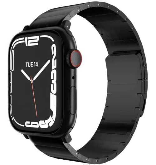 SwitchEasy SwitchEasy Maestro M Stainless Steel Watch Loop (Apple Watch 42/41/40/38mm) - Svart
