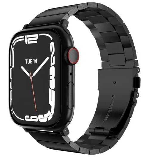 SwitchEasy SwitchEasy Maestro Stainless Steel Watch Band (Apple Watch 42/41/40/38mm) - Svart