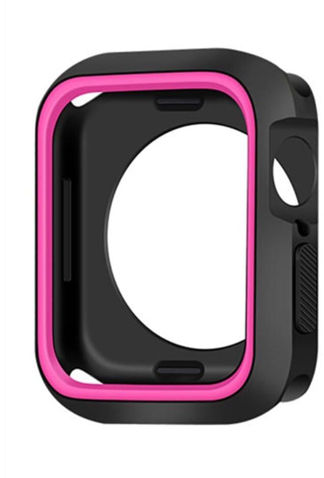 Trolsk Trolsk Klokkedeksel Tofarget (Apple Watch 41mm) - Svart/Rosa