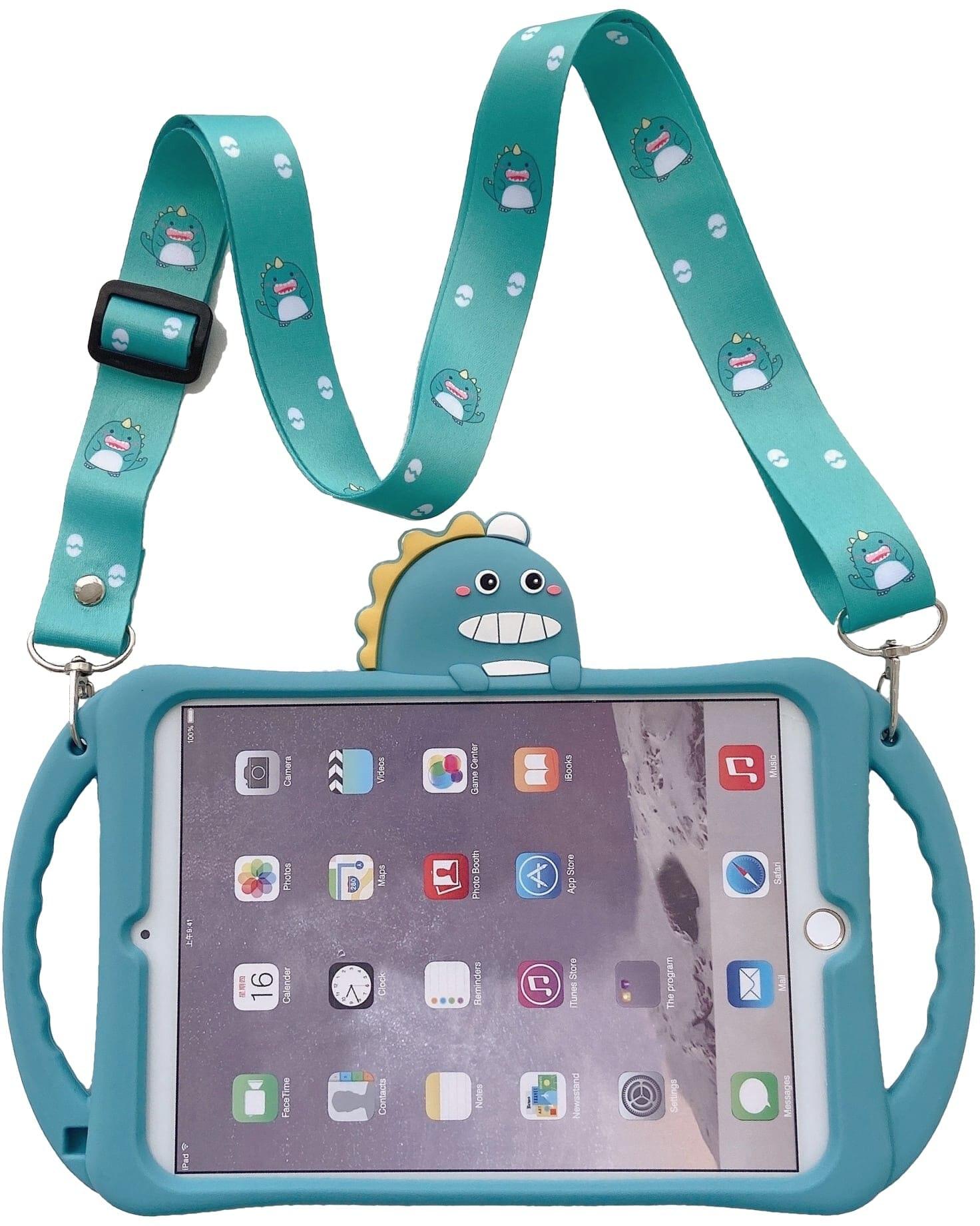Trolsk Trolsk Barnedeksel med Reim - Dino (iPad 11/iPad 10,9 (2022))