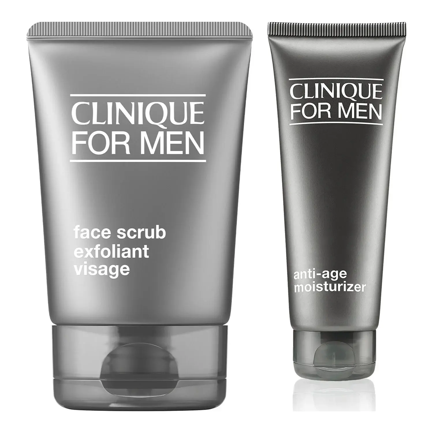 Clinique Clinique Men's Essential Skincare Set Face Scrub 100 ml & Moisturizer 100 ml - 200 ml