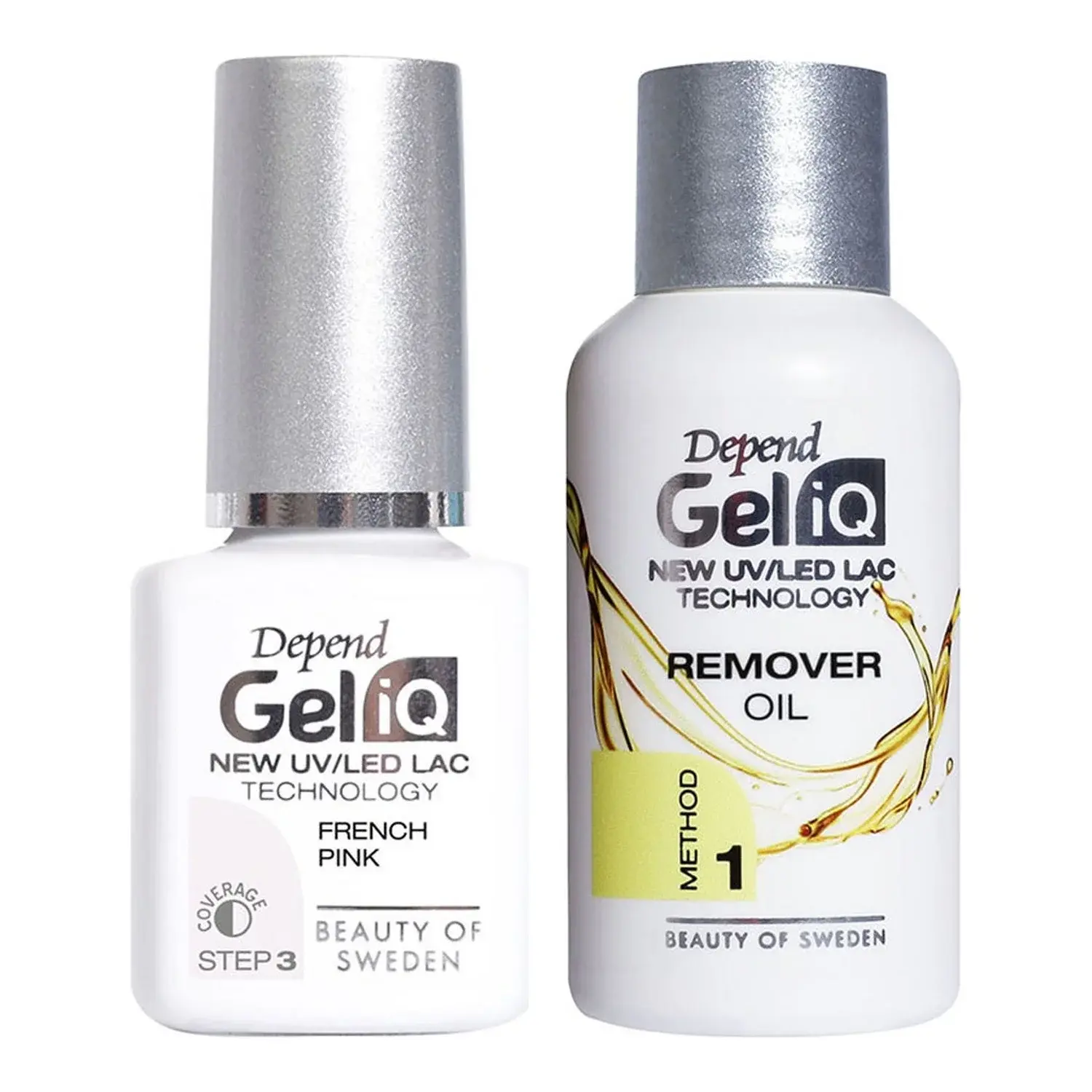 Depend Depend Gel IQ French Pink & Remover Oil Set