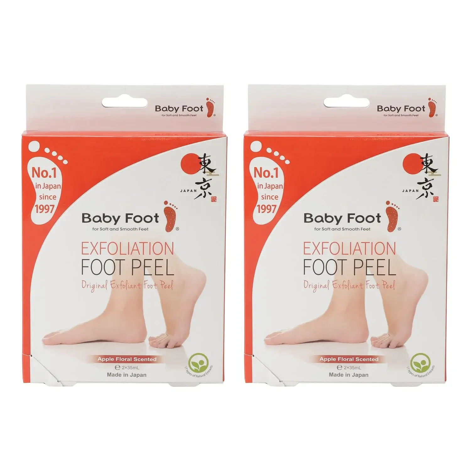 Baby Foot Baby Foot Exfoliation Foot Peel Duo 2 x 35ml