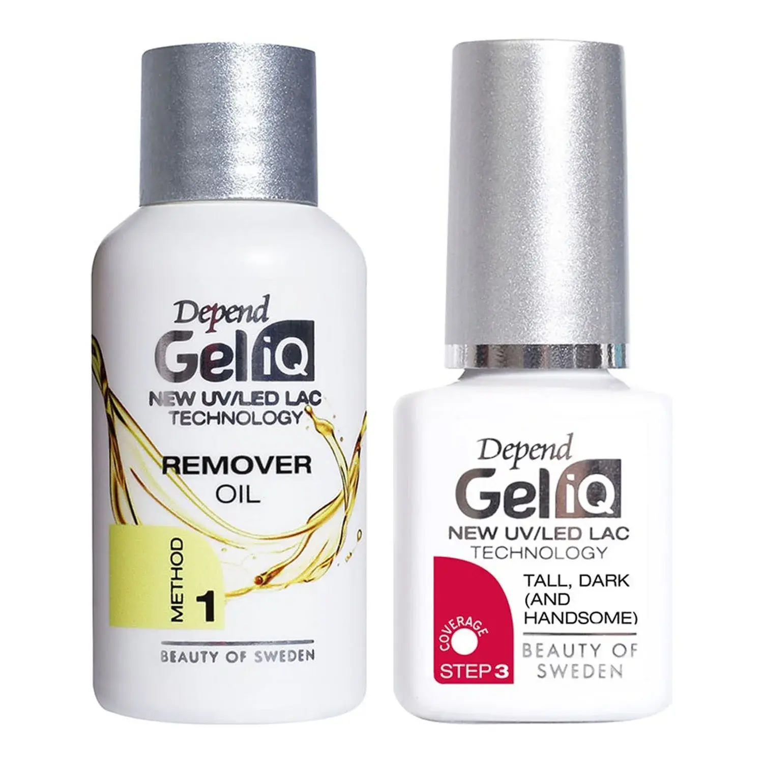 Depend Depend Gel IQ Tall, Dark (And Handsome) & Remover Oil Set