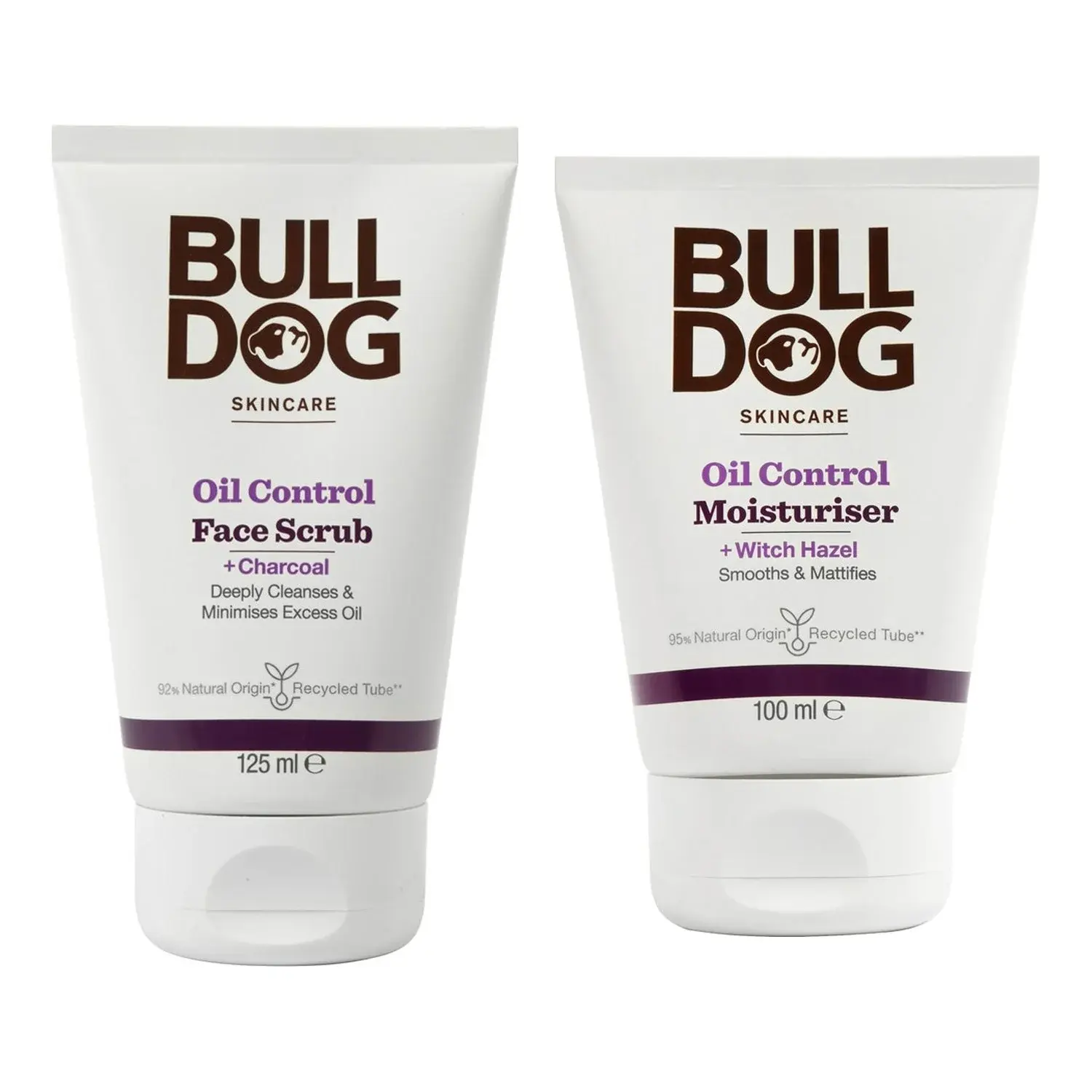 Bulldog Bulldog Shine Control Essentials Face Scrub 125 ml & Moisturiser 100 ml - 225 ml