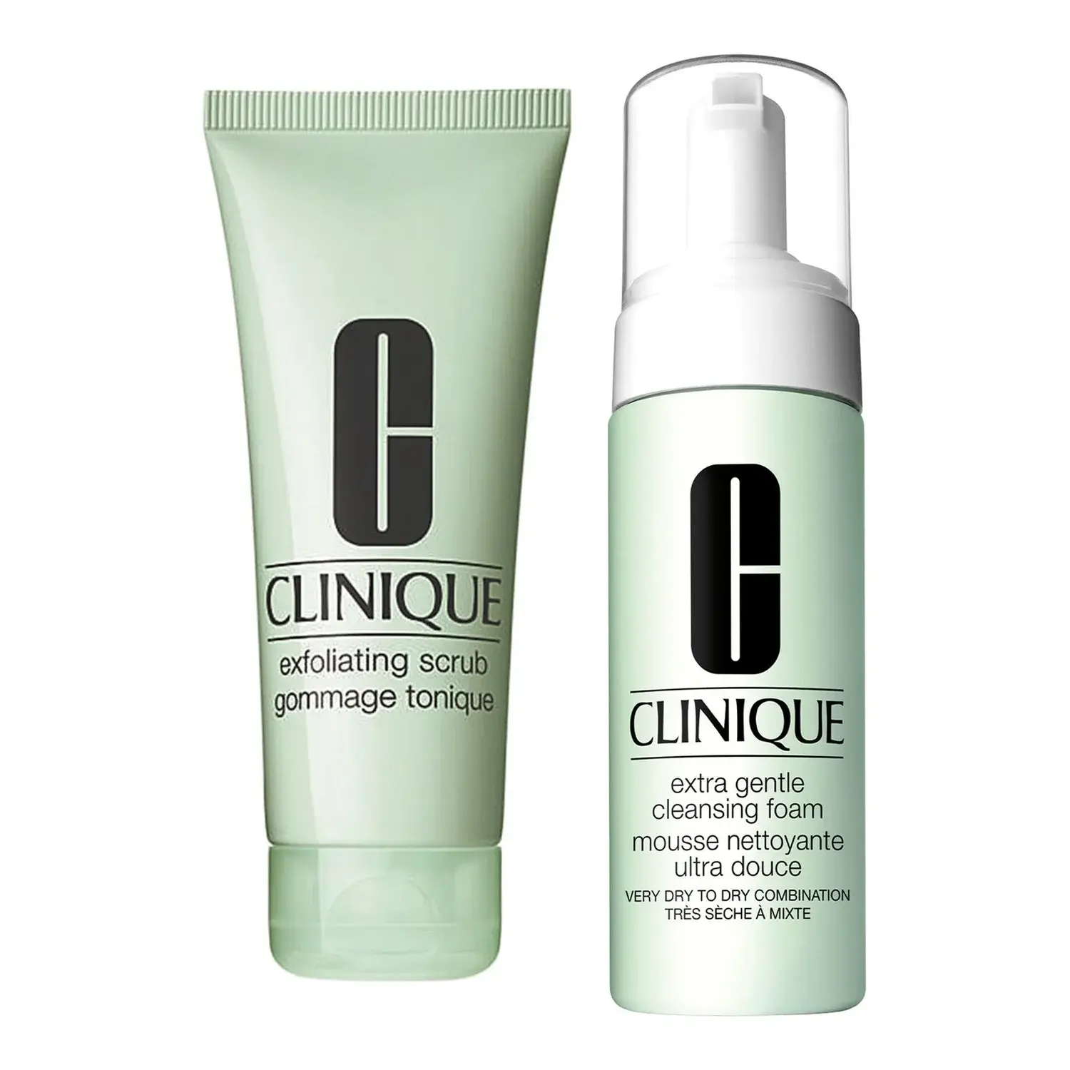 Clinique Clinique Gentle Cleanse & Exfoliate Set Cleansing Foam 125 ml & Exfoliating Scrub 100 ml - 225 ml