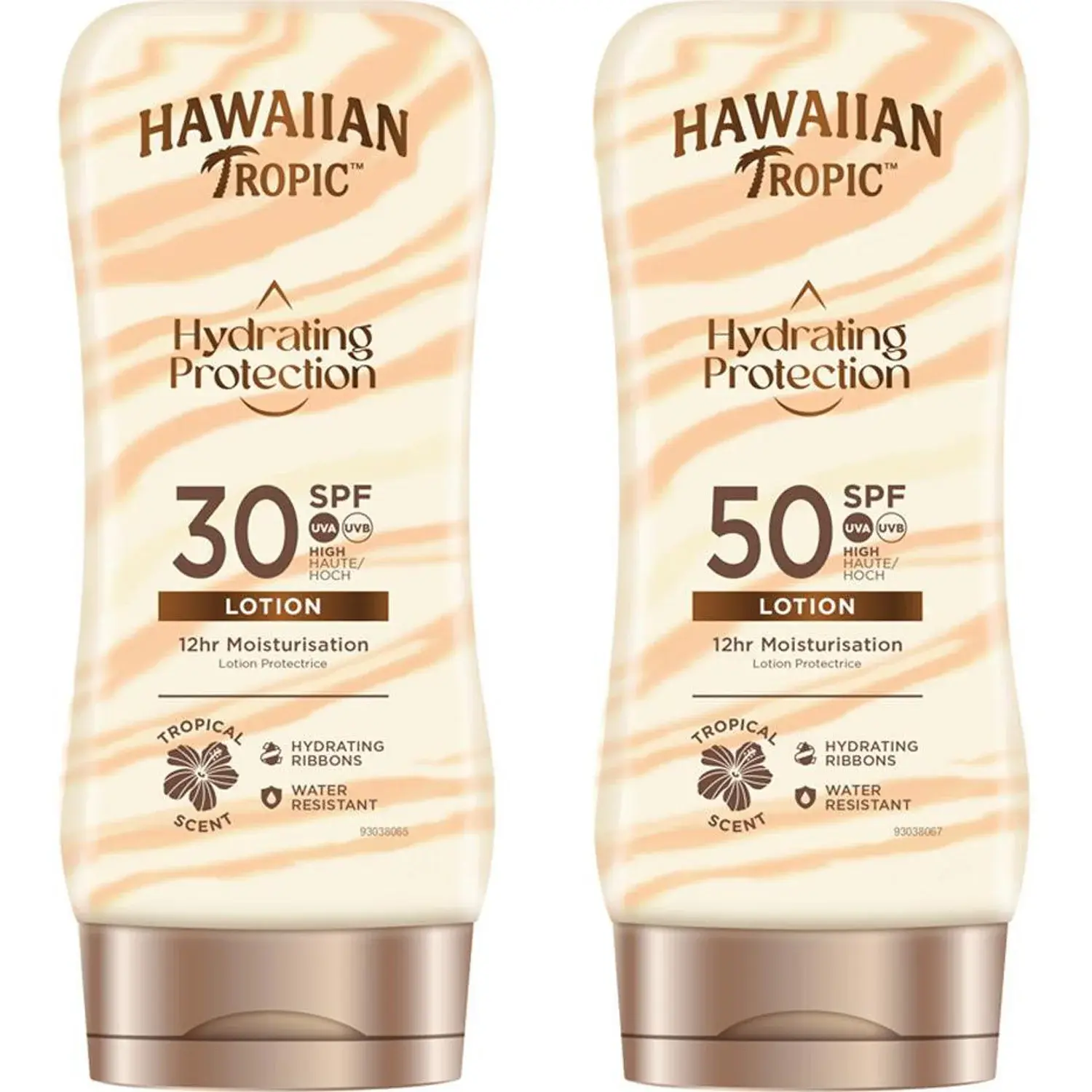 Hawaiian Tropic Hawaiian Tropic Hydrating Protection Set SPF30 Lotion & SPF50 Lotion - 360 ml