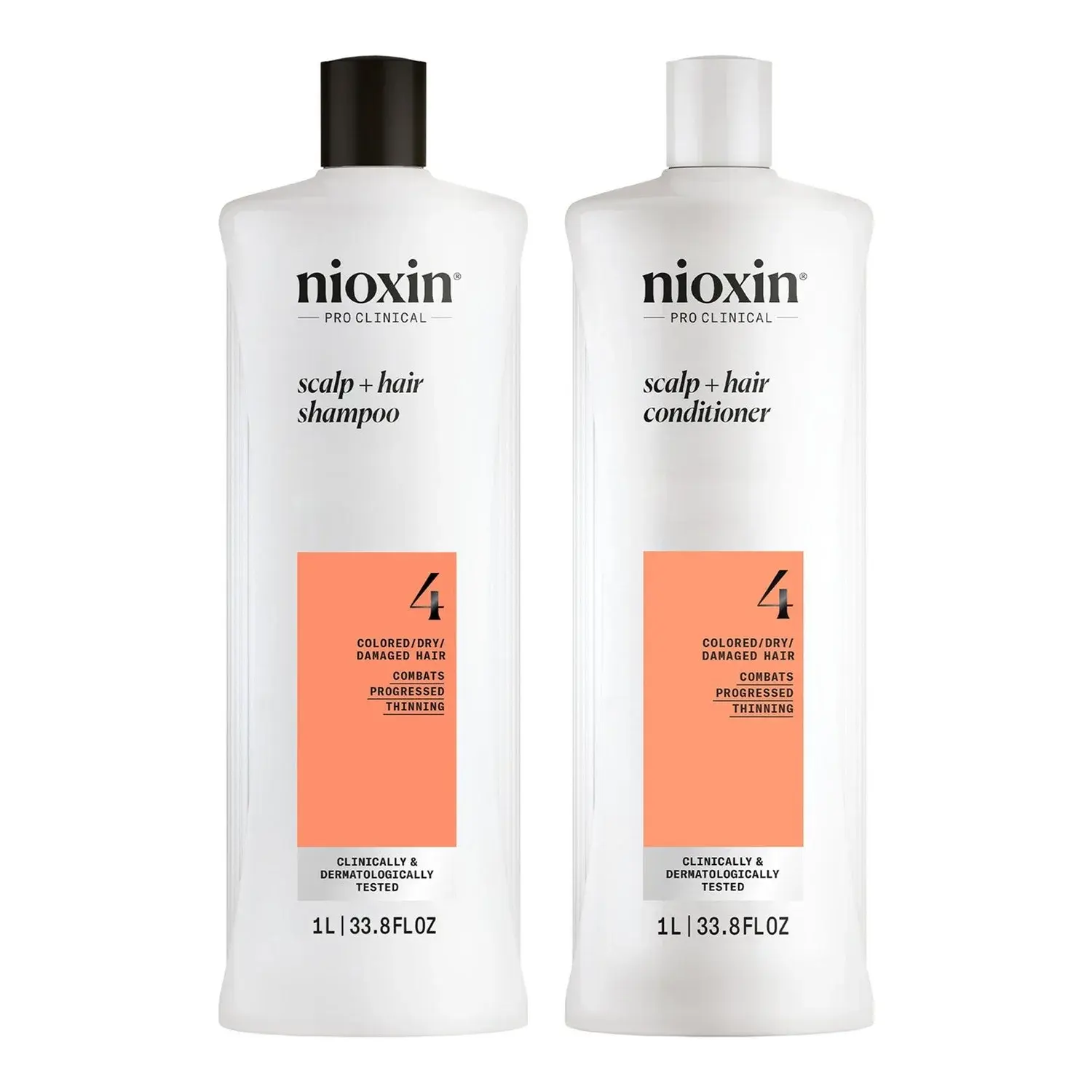 Nioxin Nioxin System 4 Hair Care Set 1000ml Shampoo & 1000ml Conditioner - 2000 ml