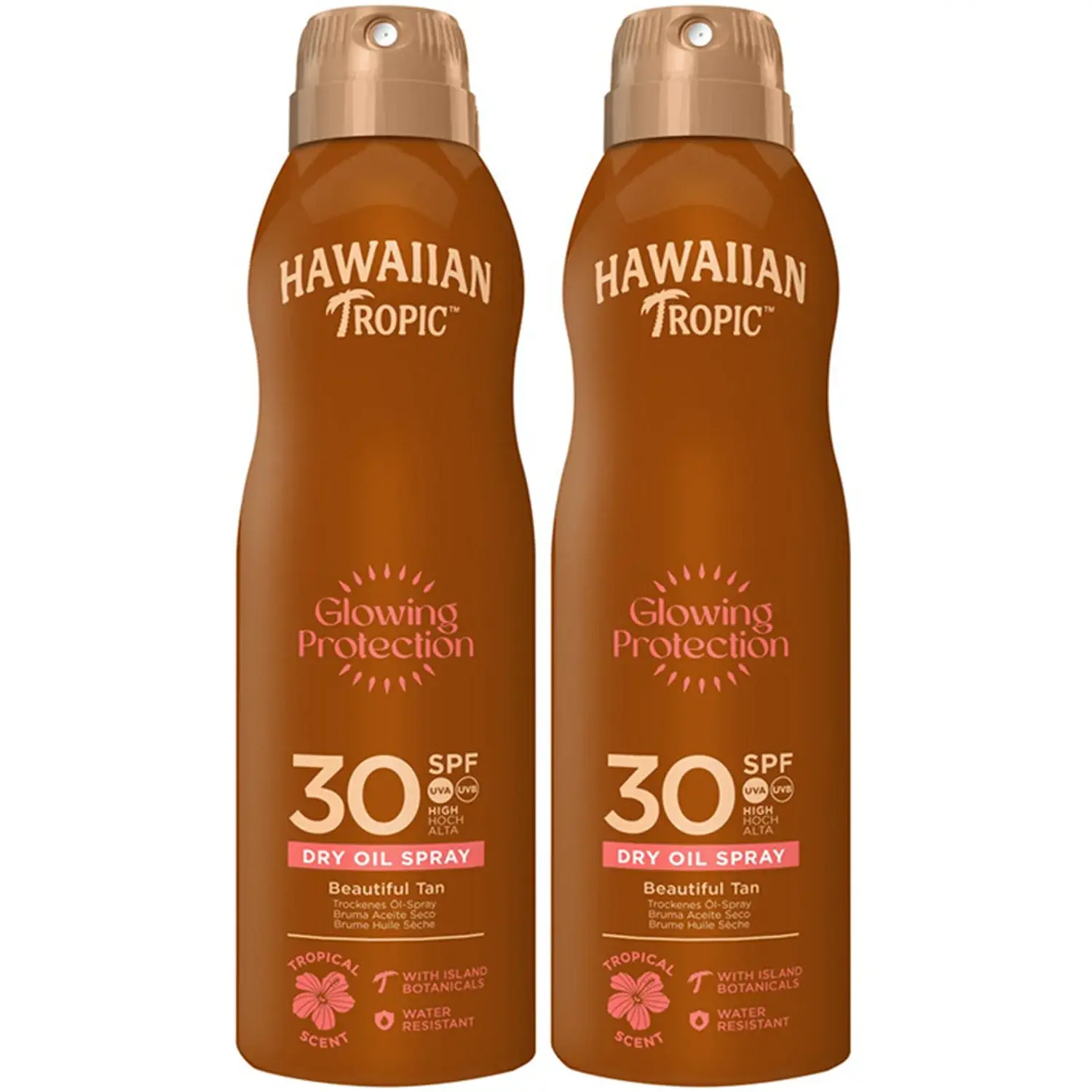 Hawaiian Tropic Hawaiian Tropic Protective Dry Oil Continuous Spray Duo Coco & Mango SPF30