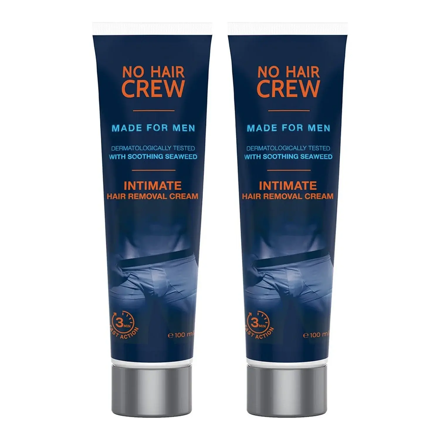 No Hair Crew No Hair Crew Intimate Hair Removal Cream Duo