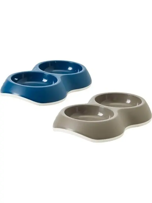 Savic Savic Delice 2x0.2 L Double Feeding Bowl Assorted Colours