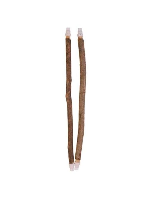 Trixie Trixie Set bark wood perches 35cm/ø 10-12mm 2pcs