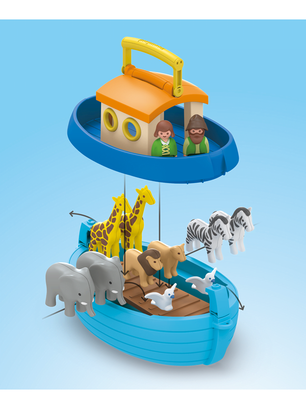 Playmobil Playmobil 1.2.3 - Junior Min ta med Noahs ark
