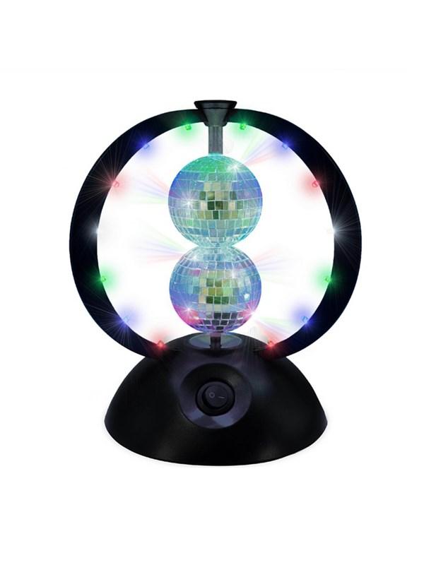 Music Music Rotating double mirror ball