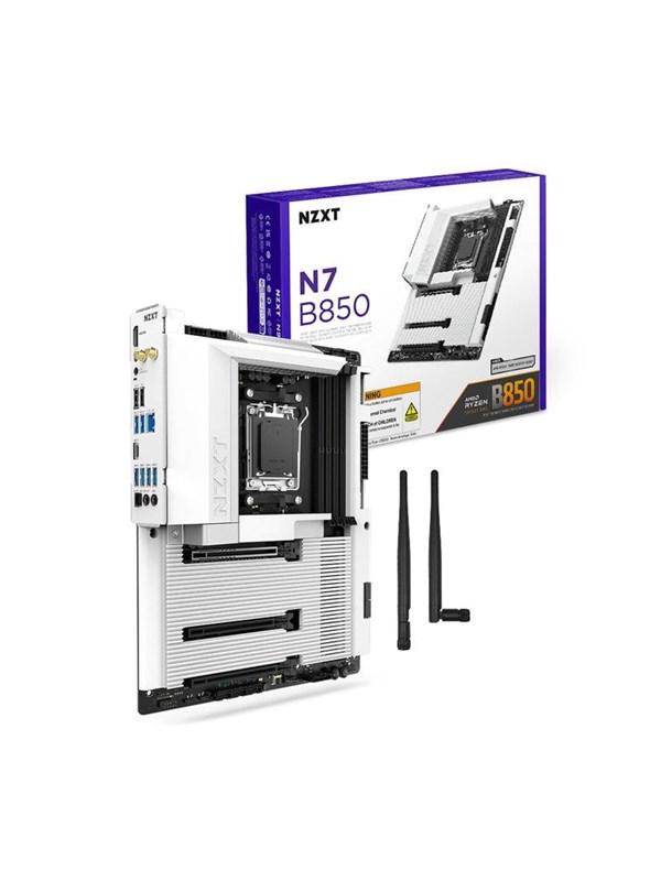 NZXT NZXT N7 B850 Hovedkort - AMD B850 - AMD AM5 socket - DDR5 RAM - ATX