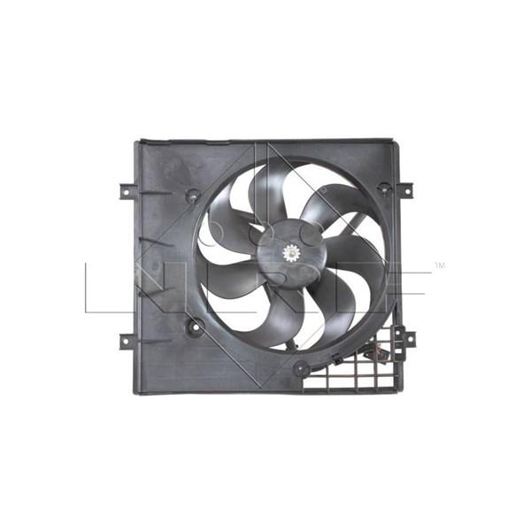 NRF Ventilator, motorkjøling 12V, Venstre, Høyre NRF - audi, seat, skoda, vw - OE 1J0121207, 1J0959455D, 1J0959455E