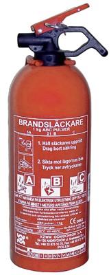 Skruvat Brandsläckare, 1 kg - 66563