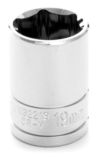 Skruvat 1/2" hylse - 19mm - 193481