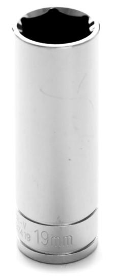 Skruvat 1/2" hylse - 19mm - 193514