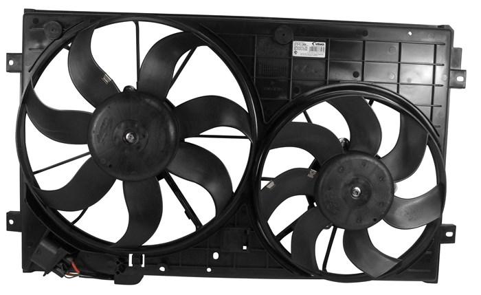 VEMO Ventilator, motorkjøling, Venstre, Høyre - audi, seat, skoda, vw - OE 1K0 121 207 BB, 1K0 121 207 BB 9B9, 1K0 121 207 BB SET