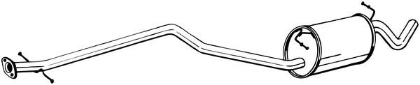 BOSAL Mellomlyddemper BOSAL - ford tourneo connect, transit connect - OE 4420837, 4420841, 4523730