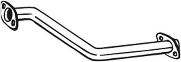 BOSAL Eksosrør, Foran BOSAL - nissan qashqai i, qashqai +2, qashqai +2 van - OE 20010JD500