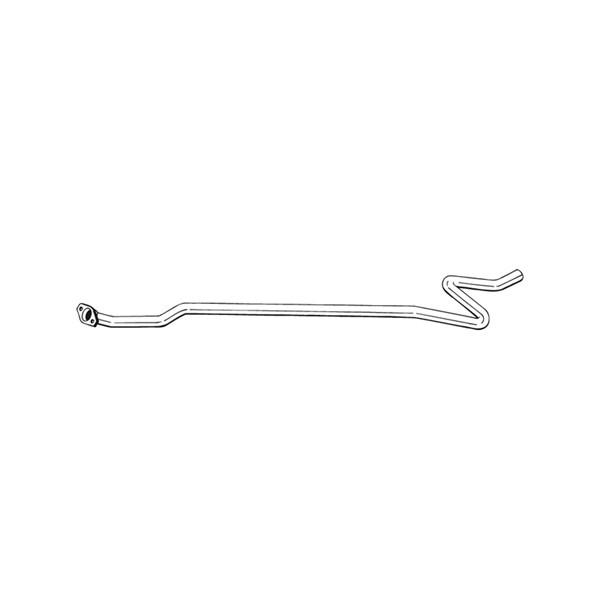 BOSAL Eksosrør, Senter BOSAL - peugeot 207, 207 skåp/halvkombi, 207 sw - OE 1717GF