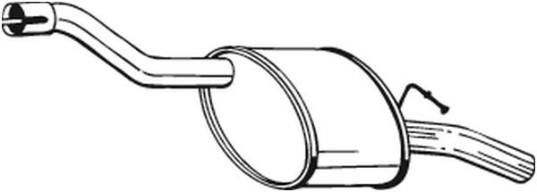 BOSAL sluttlyddemper BOSAL - ford focus skåp / kombi i, focus turnier i - OE 1061976, 1067746, 1121700