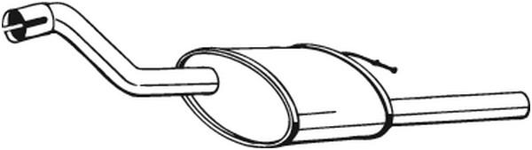 BOSAL sluttlyddemper BOSAL - ford focus skåp / kombi i, focus turnier i - OE 1061959, 1121646, 1230586