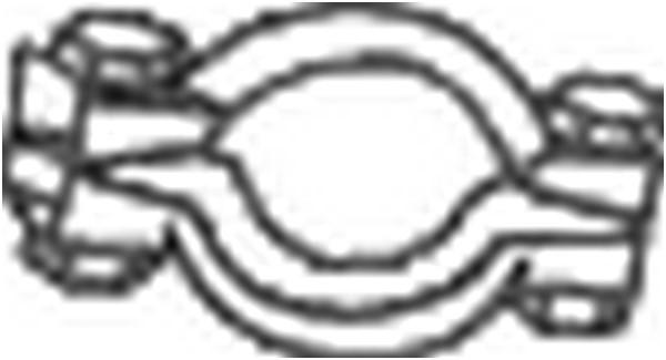 BOSAL Klemme, eksosanlegg BOSAL - citroën, peugeot - OE 171335, 171356, 5433461