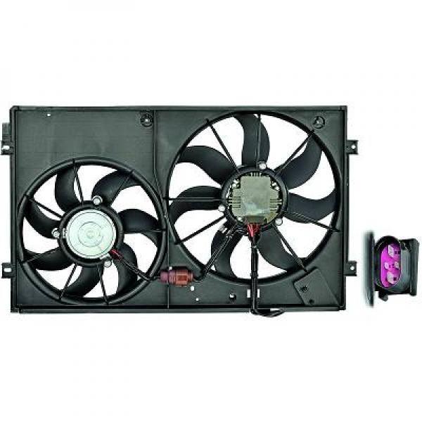 DIEDERICHS Ventilator, motorkjøling DIEDERICHS Diederichs climate - audi, seat, skoda, vw - OE 1K0121207BB, 1K0121207BB9B9, 1K0121207D9B9