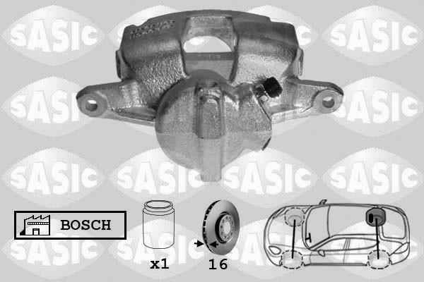Skruvat Bremsecaliper, Høyre bakaksel - citroën, fiat, peugeot - OE 1612437380, 4401K5, 71793183