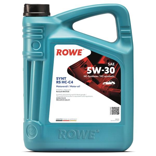 ROWE Motorolje Rowe Hightec Synt Rs Sae 5w-30 Hc-c4 5l ROWE - 1624811
