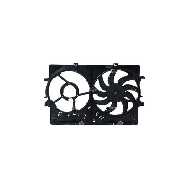 NRF Ventilator, motorkjøling 12V NRF - audi a4 allroad b8, a4 b8, a4 b8 avant, a5, a5 cabriolet, a5 sportback, a6 c7, a6 c7 avant, q3, q5 - OE 8K0121207B